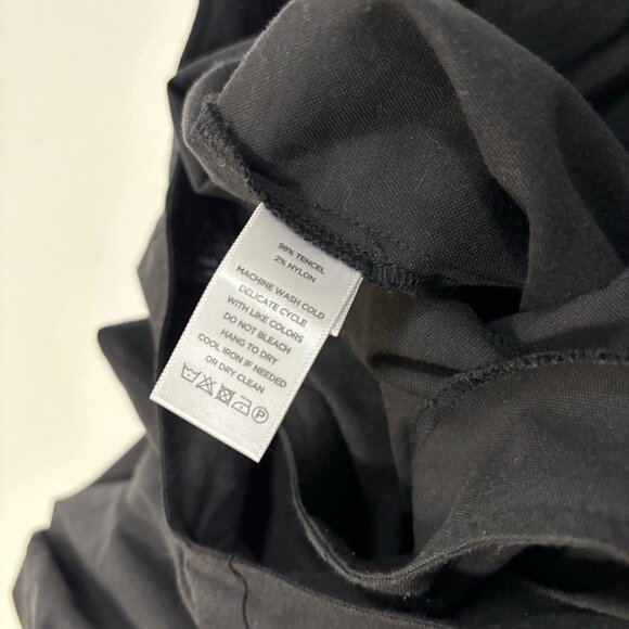 Leo & Sage Sleeveless Wide Leg Jumpsuit V Neck Black Pockets - Size Small - Picture 4 of 6